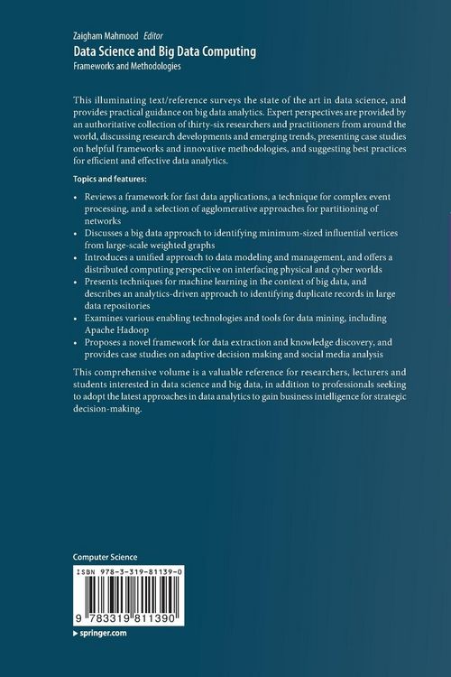 Produktbild: Data Science and Big Data Computing