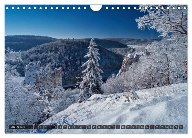 Produktbild: Kulturlandschaft Obere Donau (Wandkalender 2026 DIN A4 quer), CALVENDO Monatskalender