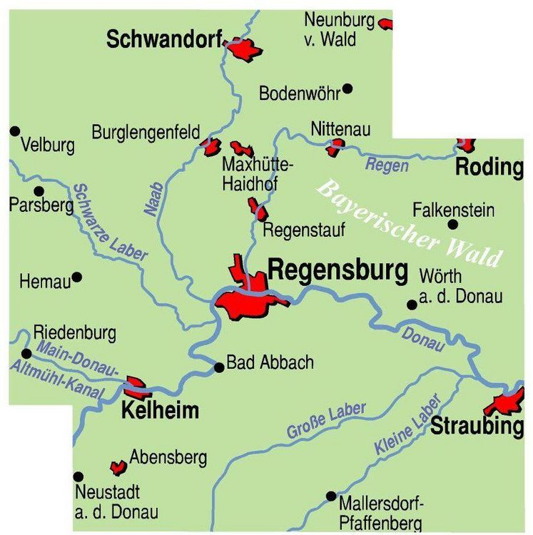 Produktbild: ADFC-Regionalkarte Regensburg und Umgebung, 1:75.000, mit Tagestourenvorschl&auml;gen, rei&szlig;- und wetterfest, E-Bike-geeignet, GPS-Tracks Download