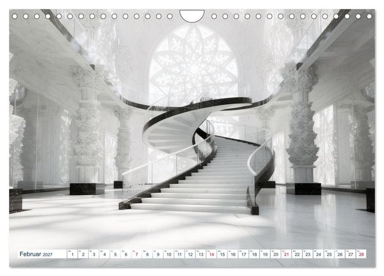 Produktbild: Architektur der Emotionen - Gestaltete Stimmungen (Wandkalender 2027 DIN A4 quer), CALVENDO Monatskalender