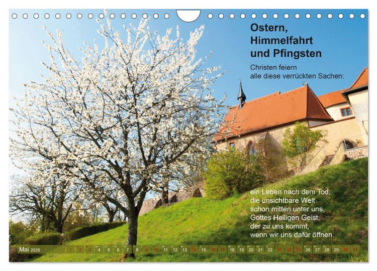 Produktbild: Im Rhythmus der Jahreszeiten und des Kirchenjahres (Wandkalender 2026 DIN A4 quer), CALVENDO Monatskalender