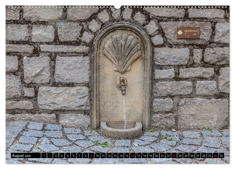 Produktbild: Jakobsweg Steigerwald (hochwertiger Premium Wandkalender 2026 DIN A2 quer), Kunstdruck in Hochglanz