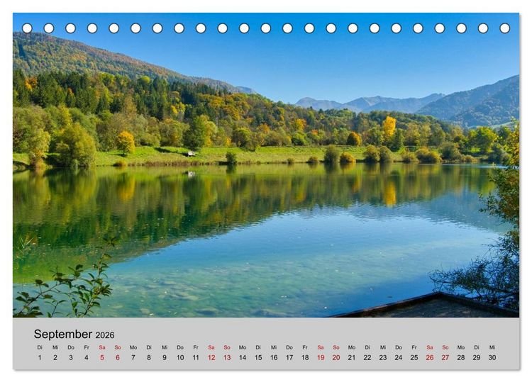 Produktbild: Streifzug durch Savoyen (Tischkalender 2026 DIN A5 quer), CALVENDO Monatskalender