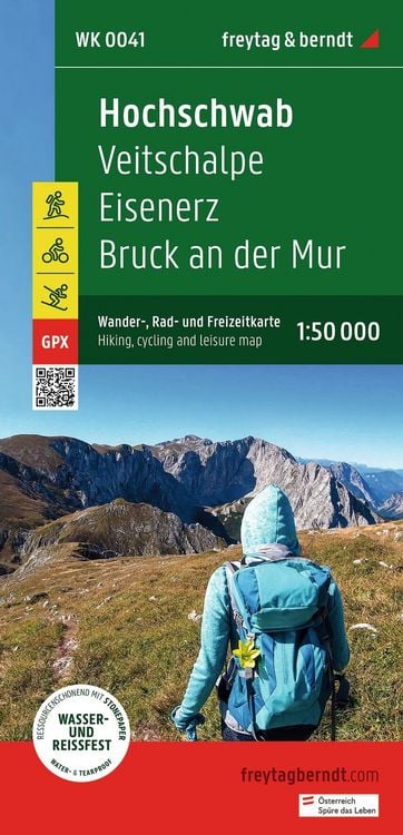 Produktbild: Freytag & berndt Wanderkarte WK 0041 Hochschwab, Veitschalpe - Eisenerz - Bruck an der Mur 1:50.000