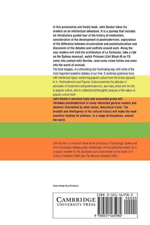 Produktbild: Postmodernism and Popular Culture
