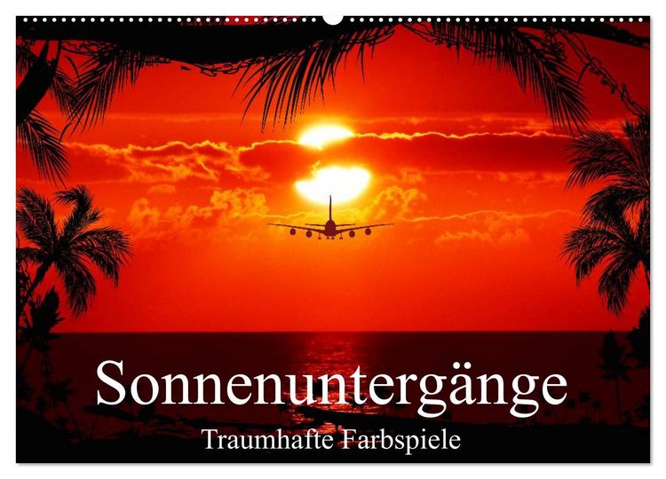 Produktbild: Sonnenunterg&auml;nge &bull; Traumhafte Farbspiele (Wandkalender 2026 DIN A2 quer), CALVENDO Monatskalender