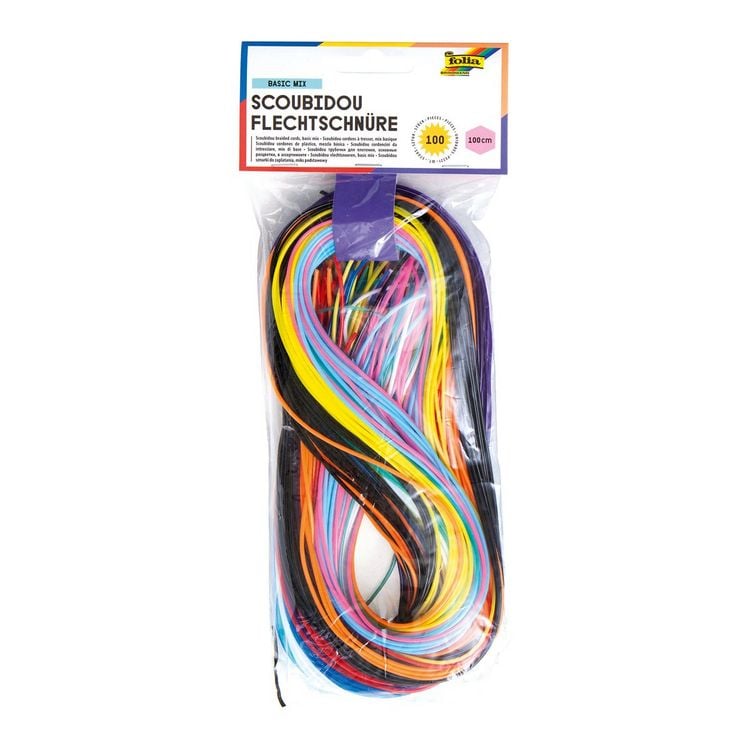 Produktbild: Folia - Scoubidous opak/transparent 100 St&uuml;ck