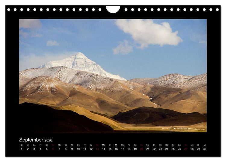 Produktbild: Tibet (Wandkalender 2026 DIN A4 quer), CALVENDO Monatskalender