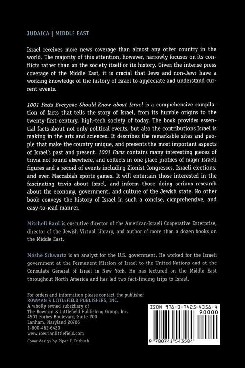Produktbild: 1001 Facts Everyone Should Know about Israel