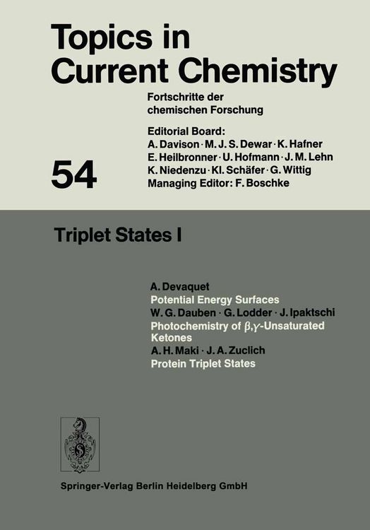 Produktbild: Triplet States I