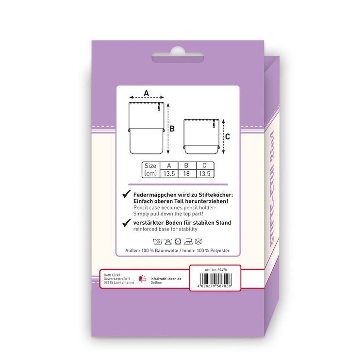 Produktbild: Stifte- Etui 2in1 Delfine