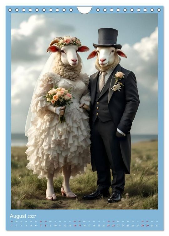 Produktbild: Nicht nur ein Vogel wollte Hochzeit halten (Wandkalender 2027 DIN A4 hoch), CALVENDO Monatskalender