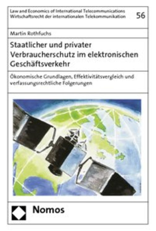 Produktbild: Staatlicher und privater Verbraucherschutz im elektronischen Gesch&auml;ftsverkehr