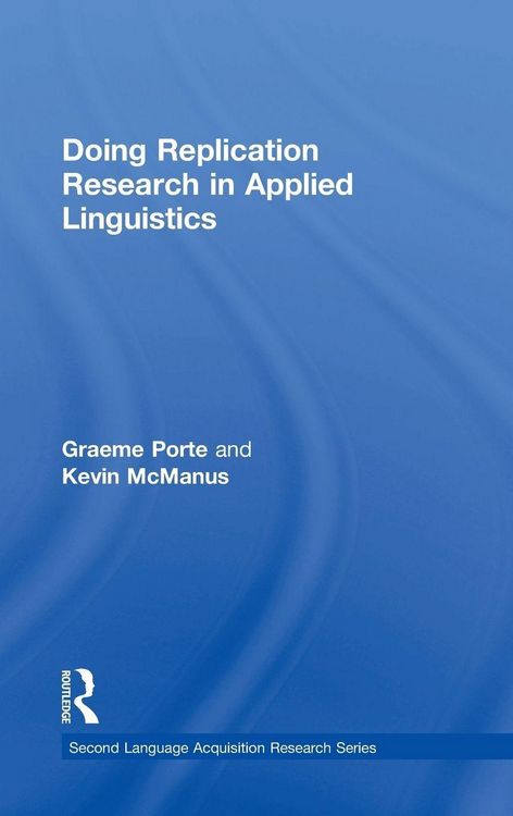 Produktbild: Doing Replication Research in Applied Linguistics