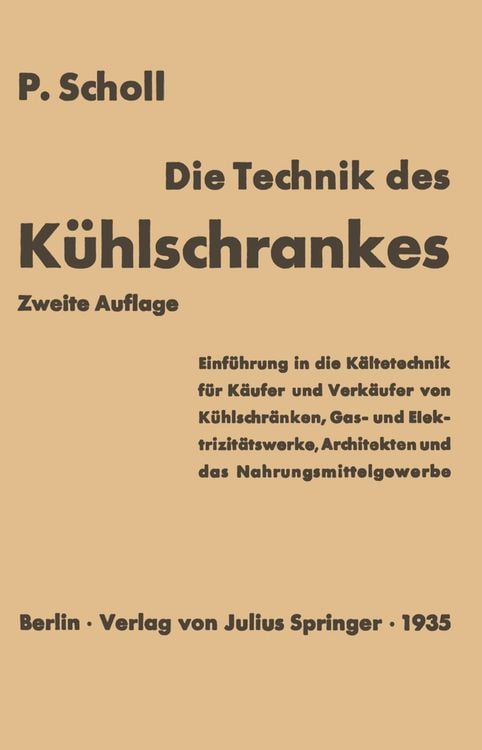 Produktbild: Die Technik des K&uuml;hlschrankes