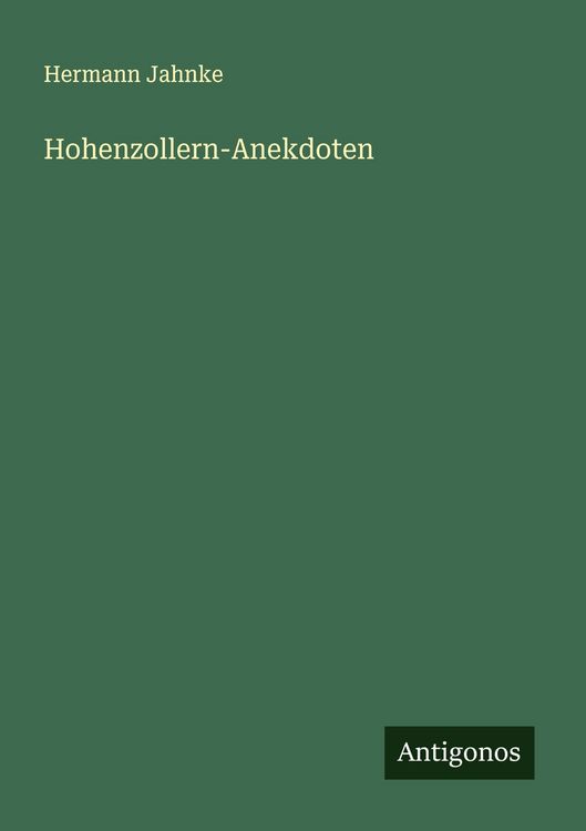 Produktbild: Hohenzollern-Anekdoten