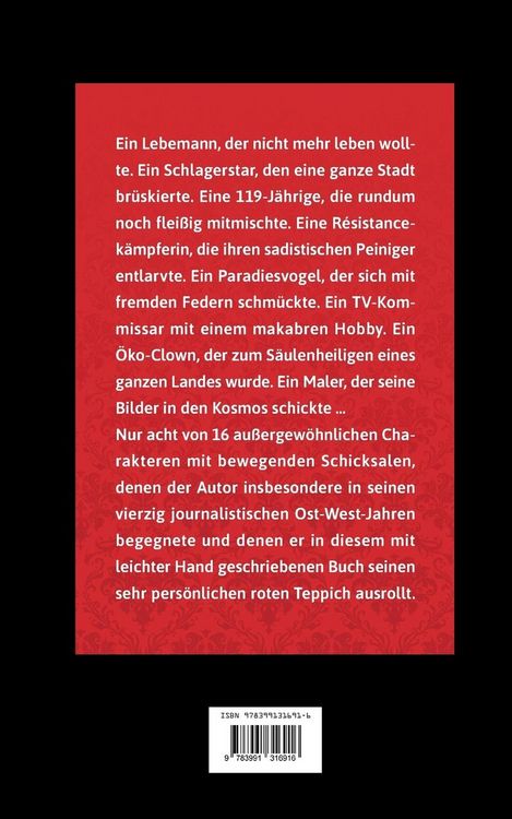 Produktbild: Mein roter Teppich f&uuml;r Au&szlig;enseiter