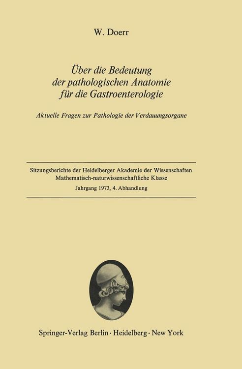 Produktbild: &Uuml;ber die Bedeutung der pathologischen Anatomie f&uuml;r die Gastroenterologie