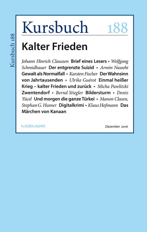 Produktbild: Kursbuch 188