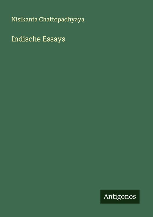 Produktbild: Indische Essays