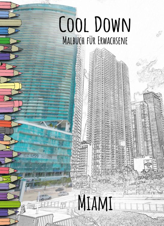 Produktbild: Cool Down | Malbuch f&uuml;r Erwachsene: Miami
