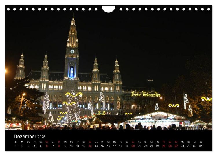 Produktbild: Wien (Wandkalender 2026 DIN A4 quer), CALVENDO Monatskalender