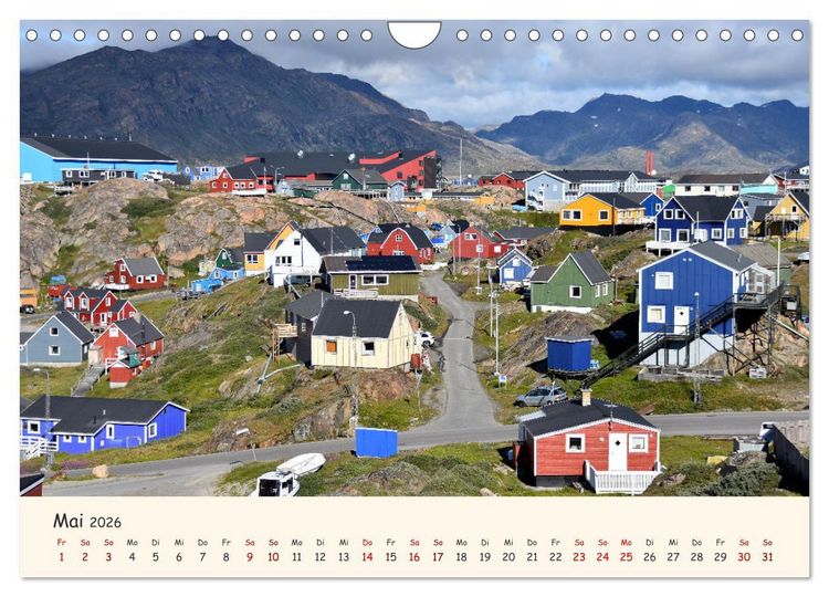 Produktbild: Gr&ouml;nland Faszinierend atemberaubend grandios (Wandkalender 2026 DIN A4 quer), CALVENDO Monatskalender