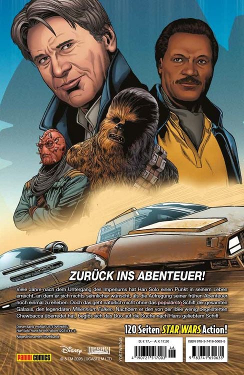 Produktbild: Star Wars Comics: Han Solo - Jagd nach dem Falken