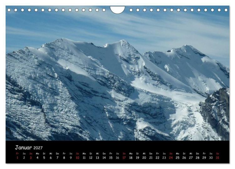 Produktbild: Alpenwelten (Wandkalender 2027 DIN A4 quer), CALVENDO Monatskalender