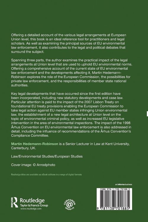 Produktbild: Enforcement of European Union Environmental Law