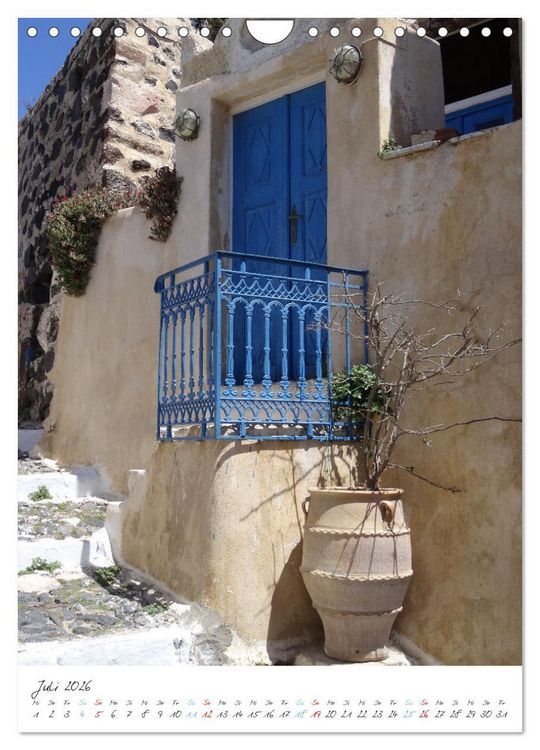 Produktbild: Santorini im Focus (Wandkalender 2026 DIN A4 hoch), CALVENDO Monatskalender
