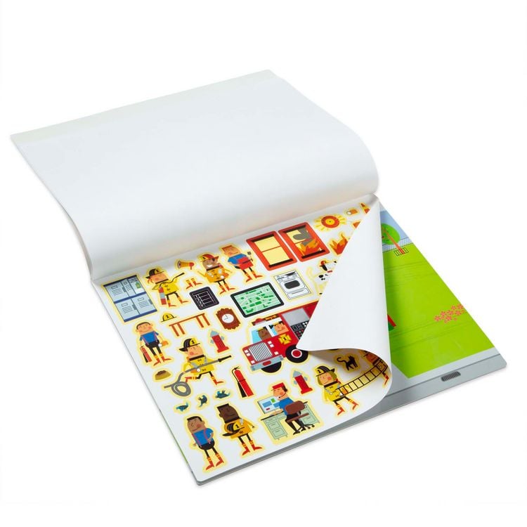 Produktbild: Wiederverwendbares Stickerbuch Meine Stadt