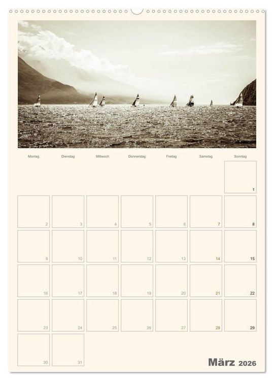 Produktbild: Der Gardasee im Norden 2026 (hochwertiger Premium Wandkalender 2026 DIN A2 hoch), Kunstdruck in Hochglanz