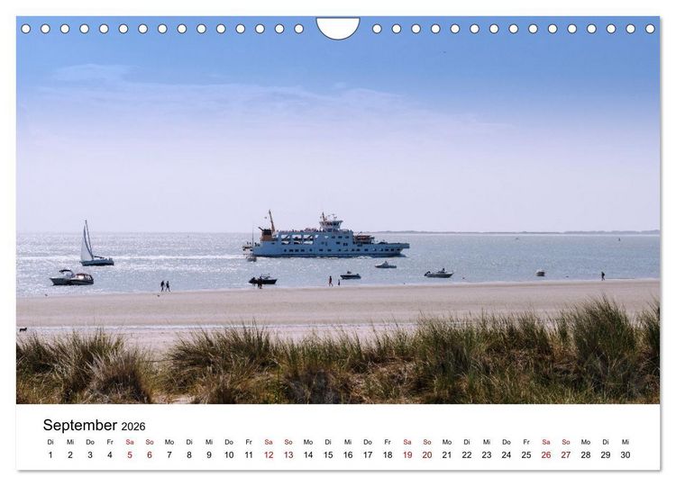 Produktbild: Ostfriesland - Ein Jahr in Bildern (Wandkalender 2026 DIN A4 quer), CALVENDO Monatskalender