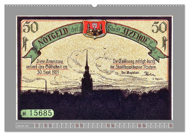 Produktbild: Gru&szlig; aus Itzehoe (Wandkalender 2026 DIN A2 quer), CALVENDO Monatskalender