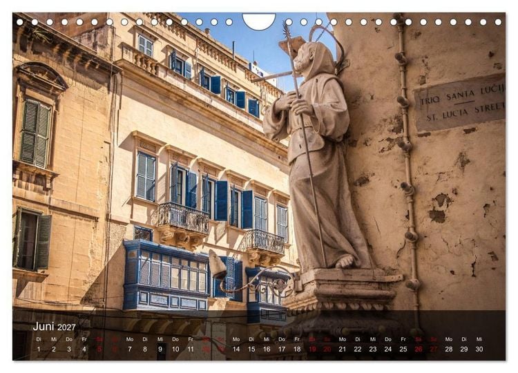 Produktbild: Malta entdecken Malta, Gozo, Comino (Wandkalender 2027 DIN A4 quer), CALVENDO Monatskalender