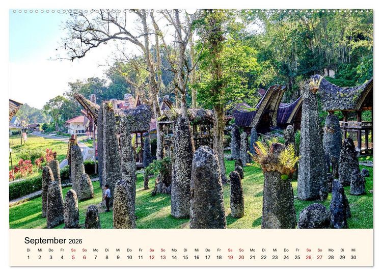 Produktbild: Sulawesi Im Reich der Torajas (Wandkalender 2026 DIN A2 quer), CALVENDO Monatskalender