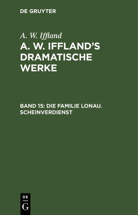 Produktbild: Die Familie Lonau. Scheinverdienst