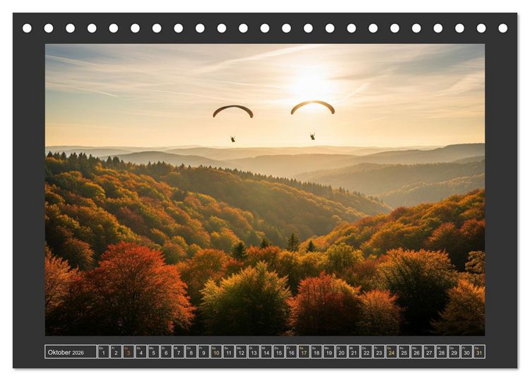Produktbild: Aktives Sauerland (Tischkalender 2026 DIN A5 quer), CALVENDO Monatskalender