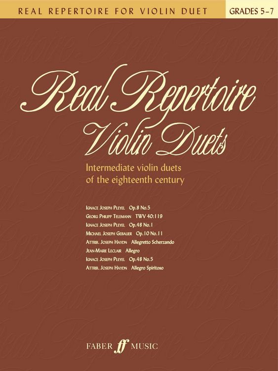 Produktbild: Cohen, M: Real Repertoire for Violin Duets