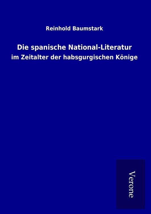 Produktbild: Die spanische National-Literatur