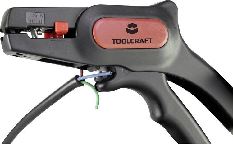 Produktbild: TOOLCRAFT 1553069 Automatische Abisolierzange 0.2 bis 6mm&sup2; 24 bis 10 0.2 bis 6mm