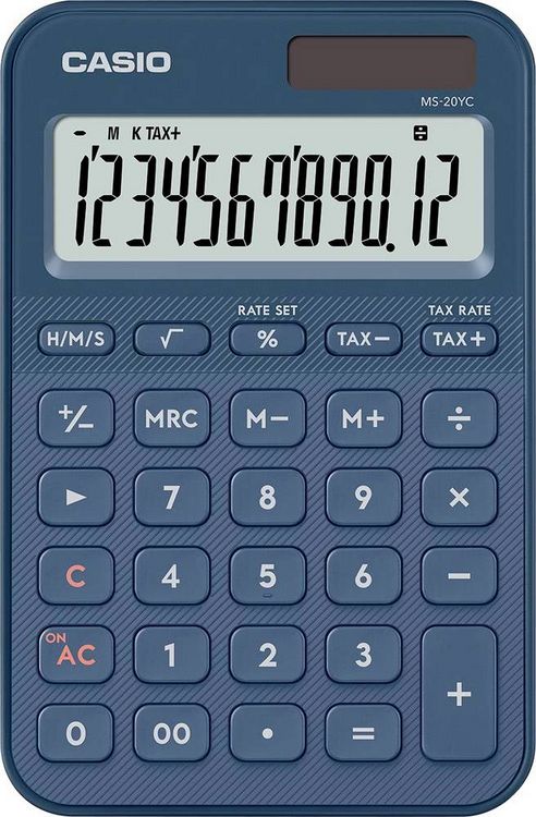Produktbild: Casio Tischrechner Navy (B x H x T) 101 x 18 x 154.5mm