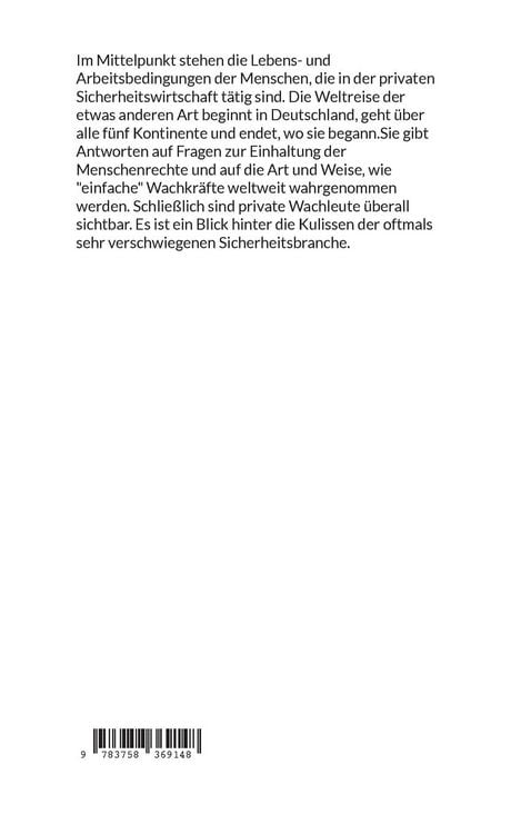 Produktbild: Private Sicherheit weltweit