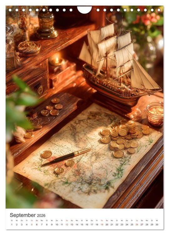 Produktbild: Maritime Meisterwerke (Wandkalender 2026 DIN A4 hoch), CALVENDO Monatskalender