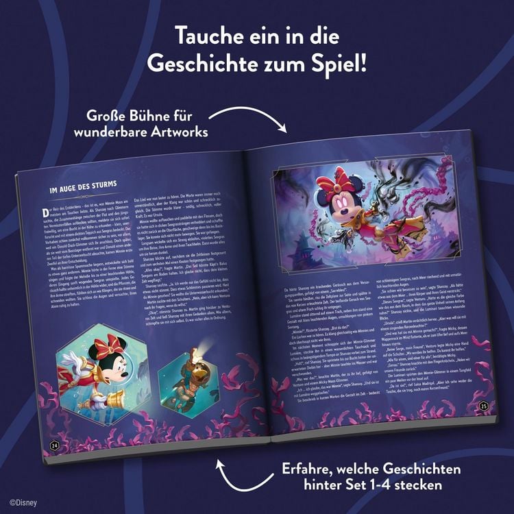 Produktbild: Disney Lorcana Trading Card Game - Der offizielle Collector&rsquo;s Guide: Sets 1-4 - Buch zum Spiel