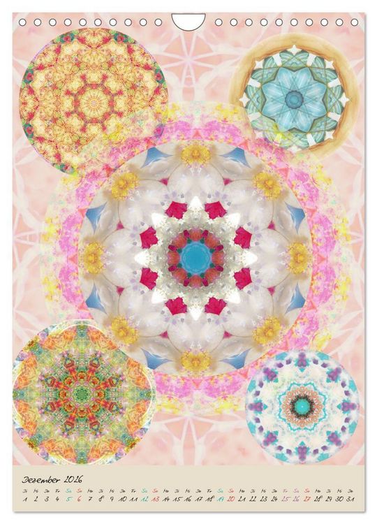Produktbild: MANDALAS DES LICHTS (Wandkalender 2026 DIN A4 hoch), CALVENDO Monatskalender