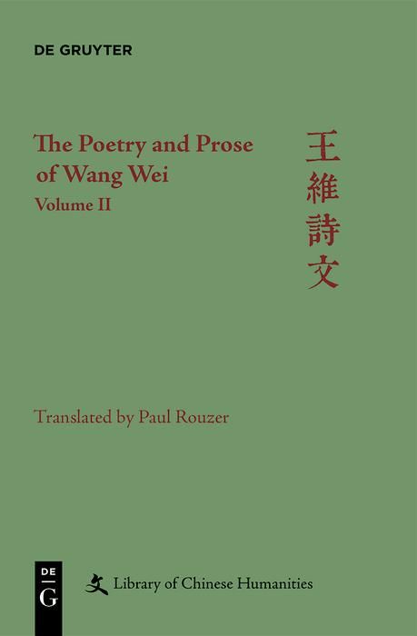 Produktbild: The Poetry and Prose of Wang Wei