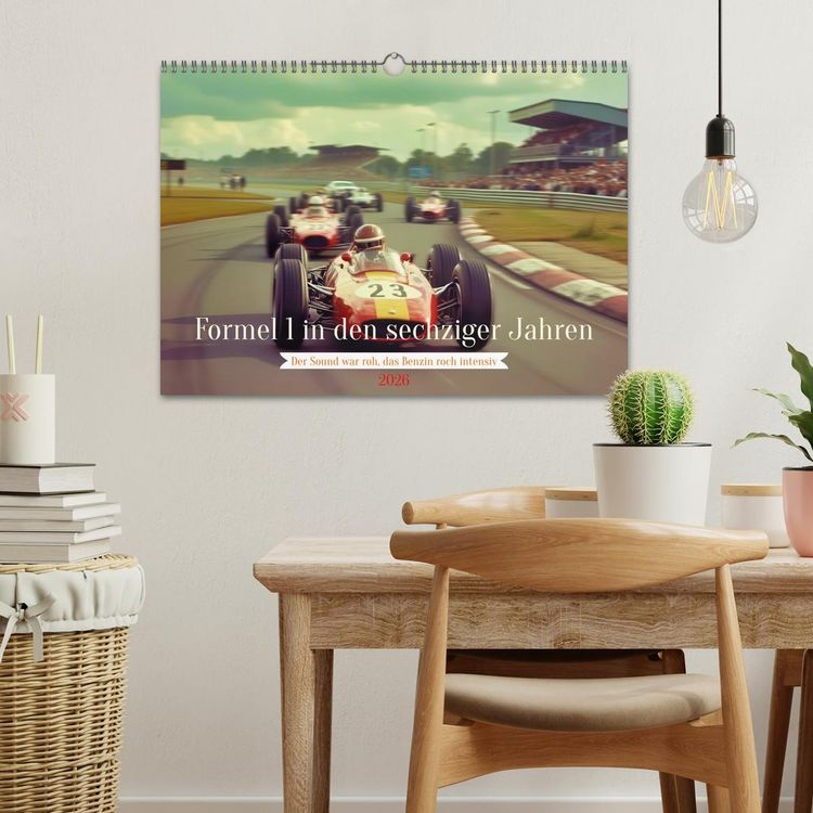 Produktbild: Formel 1 in den sechziger Jahren (Wandkalender 2026 DIN A3 quer), CALVENDO Monatskalender