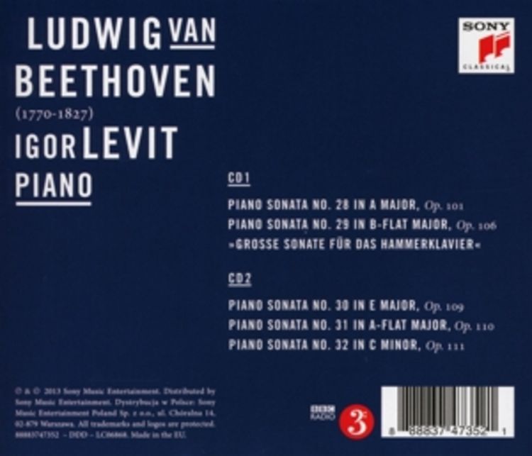 Produktbild: Beethoven: The Late Piano Sonatas